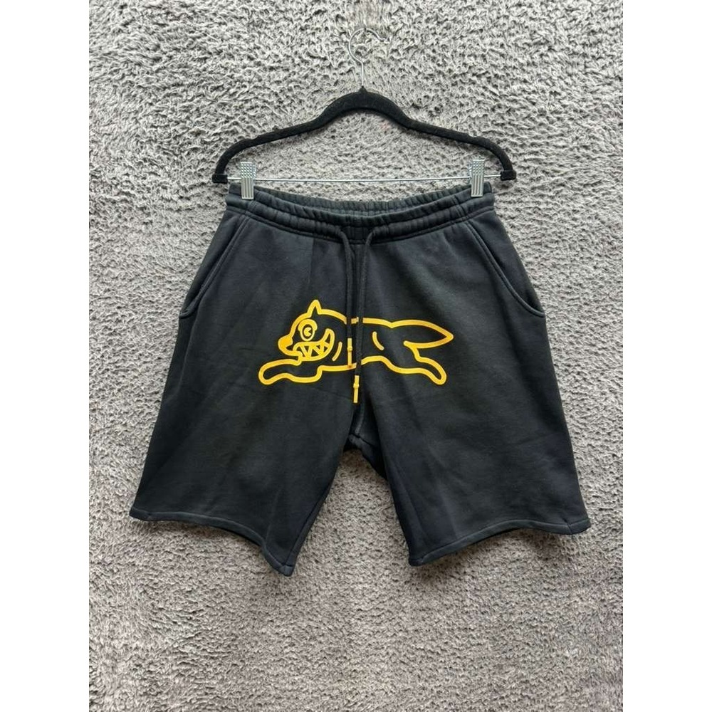 Billionaire Boys Club Gerald Ice Cream Drawstring Sweat Shorts Black Mens Size S